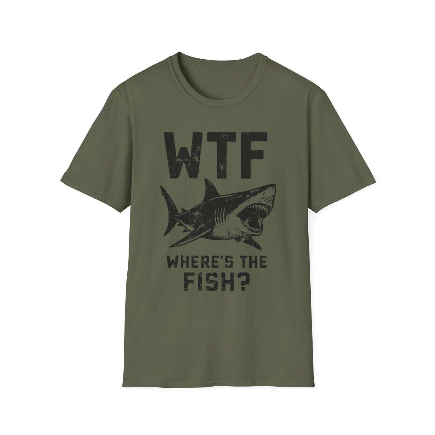 WTF Where's The Fish? Shark T-Shirt
