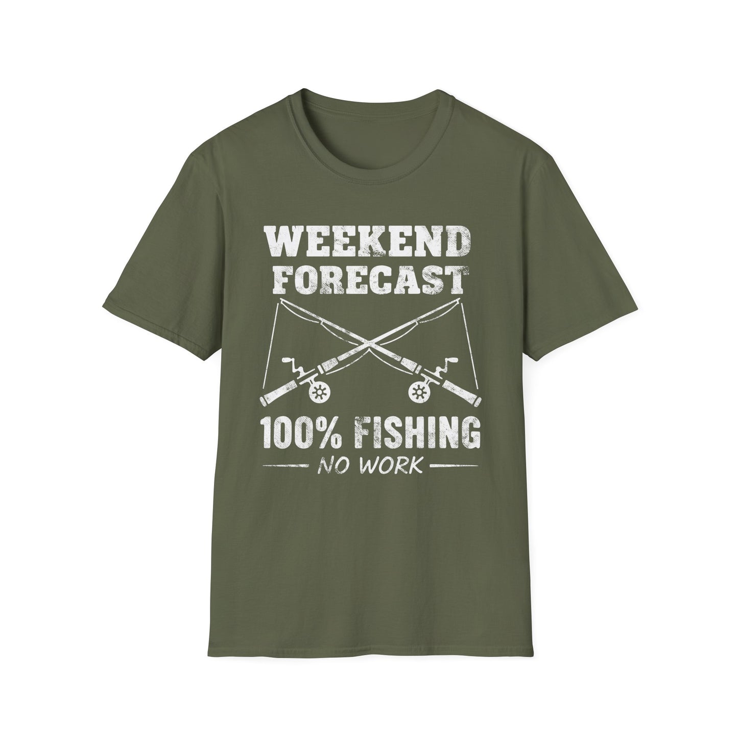 100% Fishing No Work T-Shirt