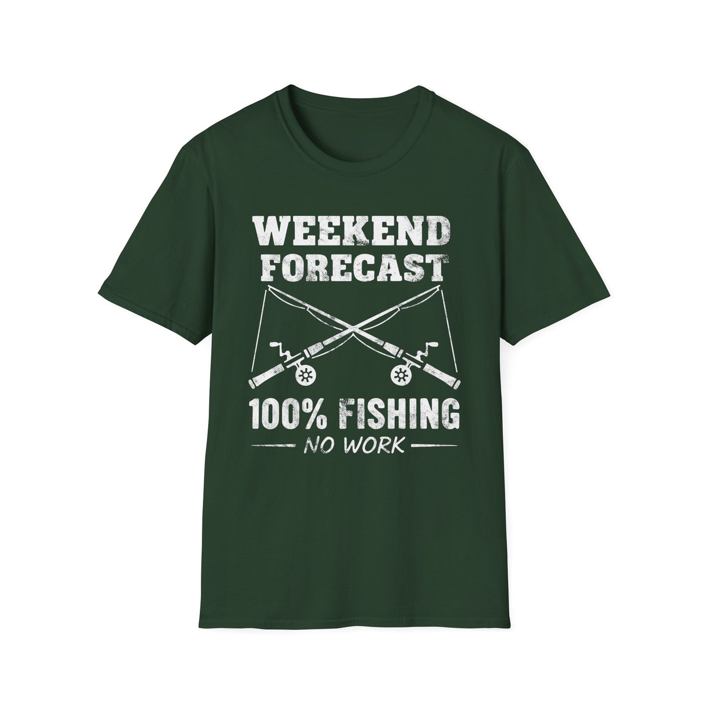 100% Fishing No Work T-Shirt