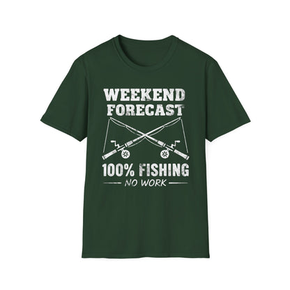 100% Fishing No Work T-Shirt