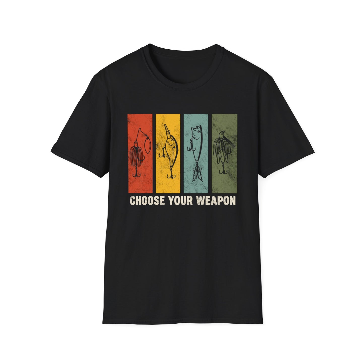 Choose Your Weapon Fishing Lures T-Shirt